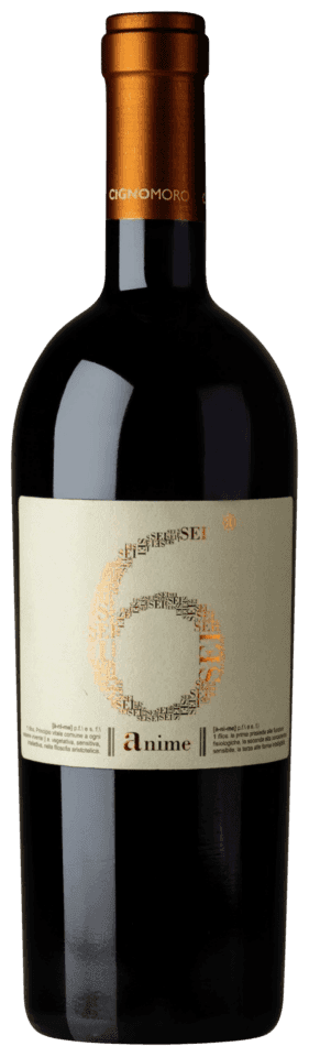 6 Anime Puglia Rosso - Primitivo Negroamaro Malvasia Nera Nero di Troia Aglianico Susumaniello Rode wijn uit Italië - Puglia door Cignomoro