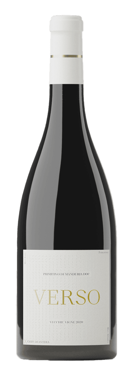 Verso Primitivo di Manduria DOC 2020 - Primitivo Rode wijn uit Italië - Puglia door Campi Deantera
