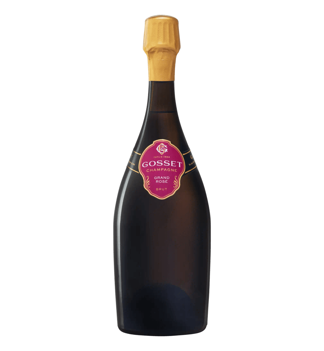 Grand Rosé Brut Champagne - Chardonnay Pinot Noir Champagne uit Frankrijk - Champagne door Gosset
