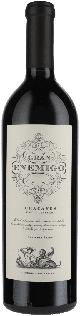 Gran Enemigo Chacayes Single Vineyard 2021 - Cabernet Franc Malbec Rode wijn uit Argentinië - Valle de Uco door El Enemigo