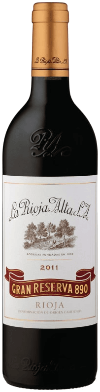Gran Reserva 890 2011 - Tempranillo Graciano Mazuelo Rode wijn uit Spanje - Rioja door La Rioja Alta