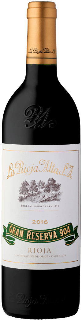 Gran Reserva 904 2016 - Tempranillo Graciano Rode wijn uit Spanje - Rioja door La Rioja Alta