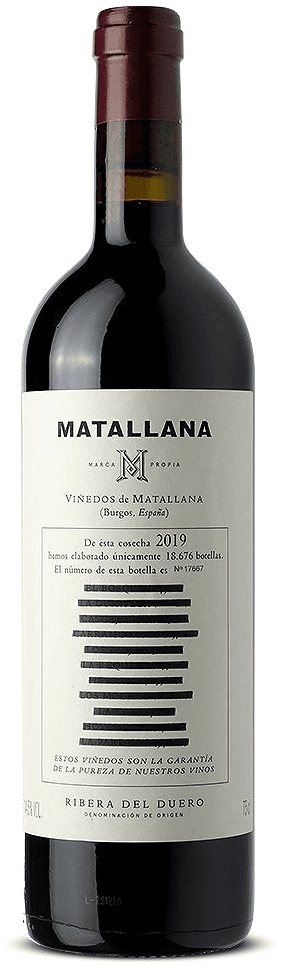 Matallana 2019 - Tinto Fino Valenciano Navarro Albillo Rode wijn uit Spanje - Ribera del Duero door Telmo Rodríguez
