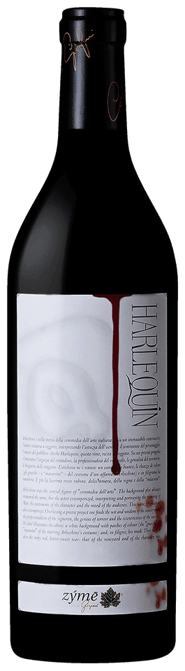 Harlequin 2017 - Teroldego Garganega Syrah Croatina Corvinone Sangiovese Corvina Rondinella Marzemino Cabernet Sauvignon Cabernet Franc Trebbiano Oseleta Chardonnay Merlot Sauvignon Blanc Rode wijn uit Italië - Veneto door Zýmē